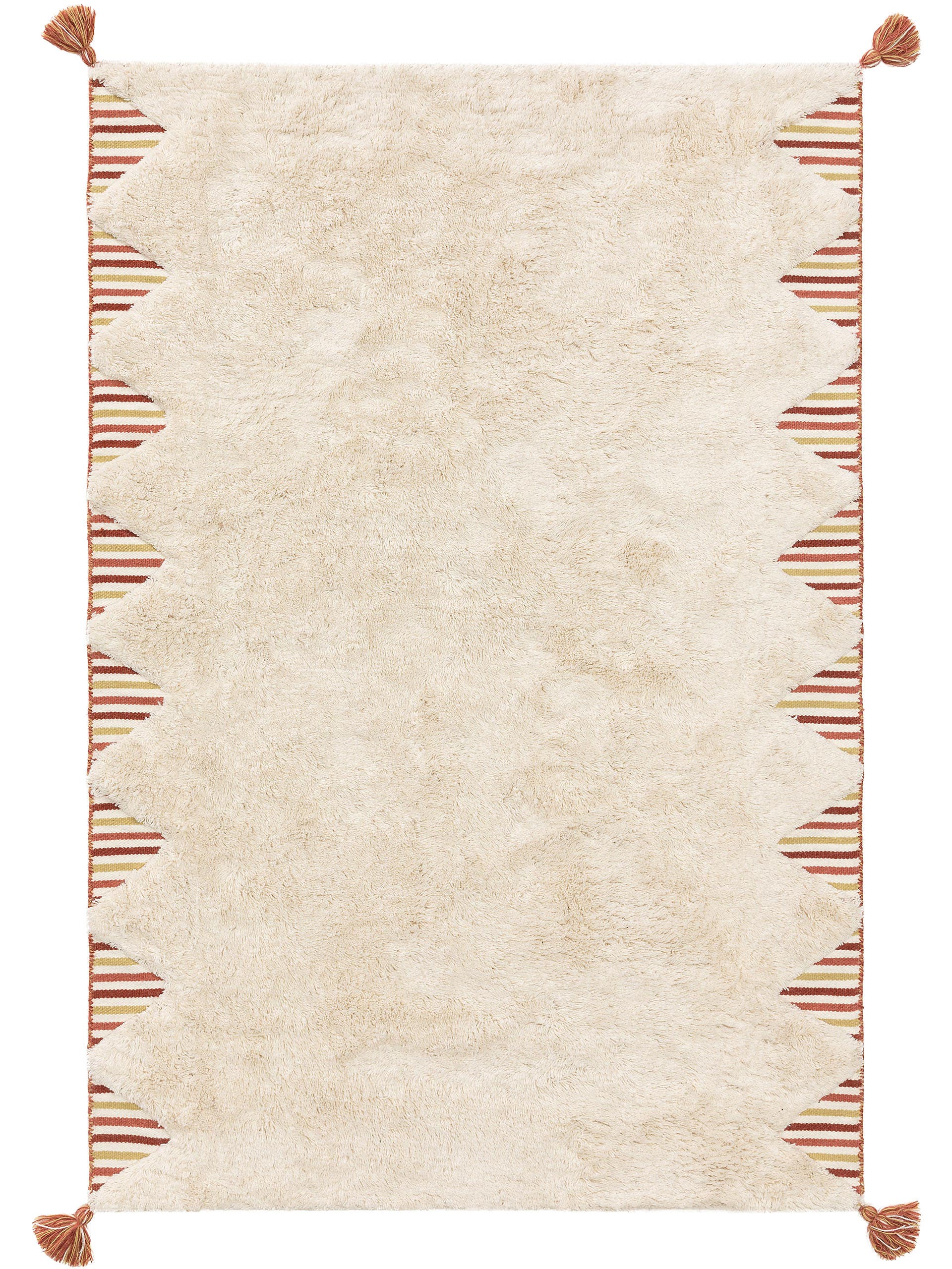 Tapis en laine Floki Ivoire