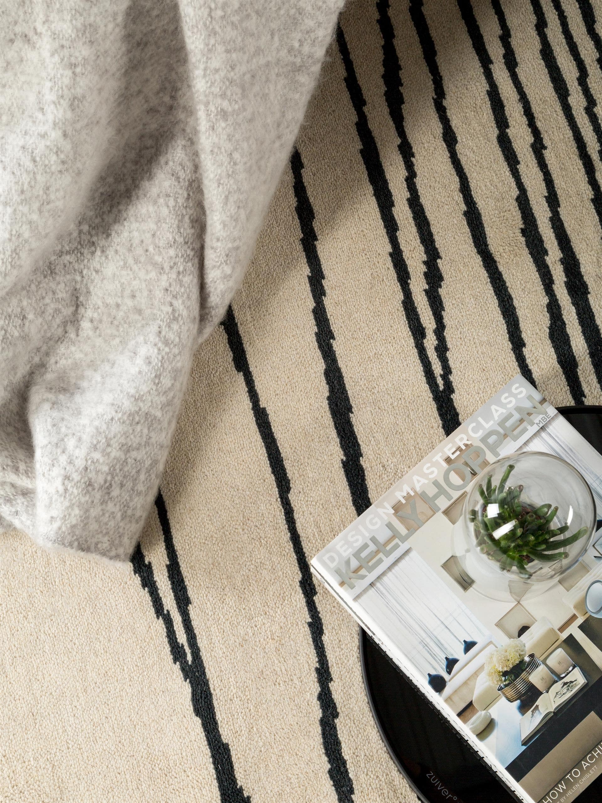 Tapis en laine crème Nesta