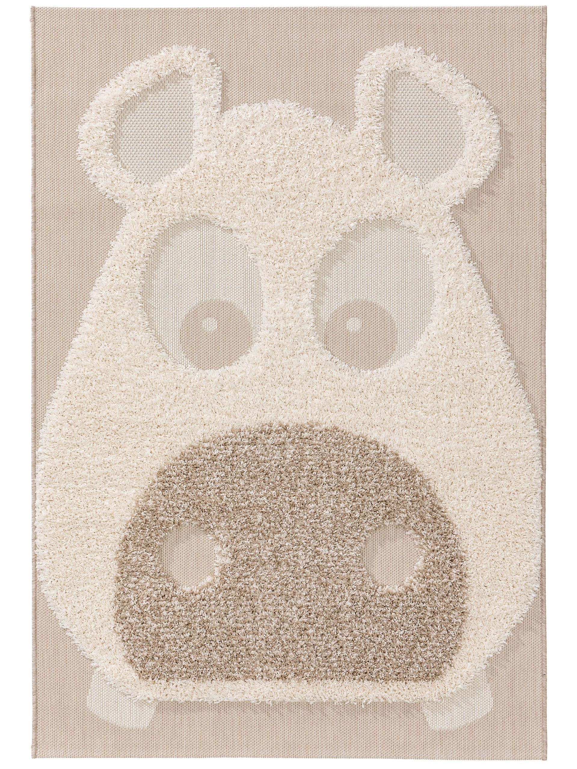 Tapis enfant Carlo Crème/Taupe