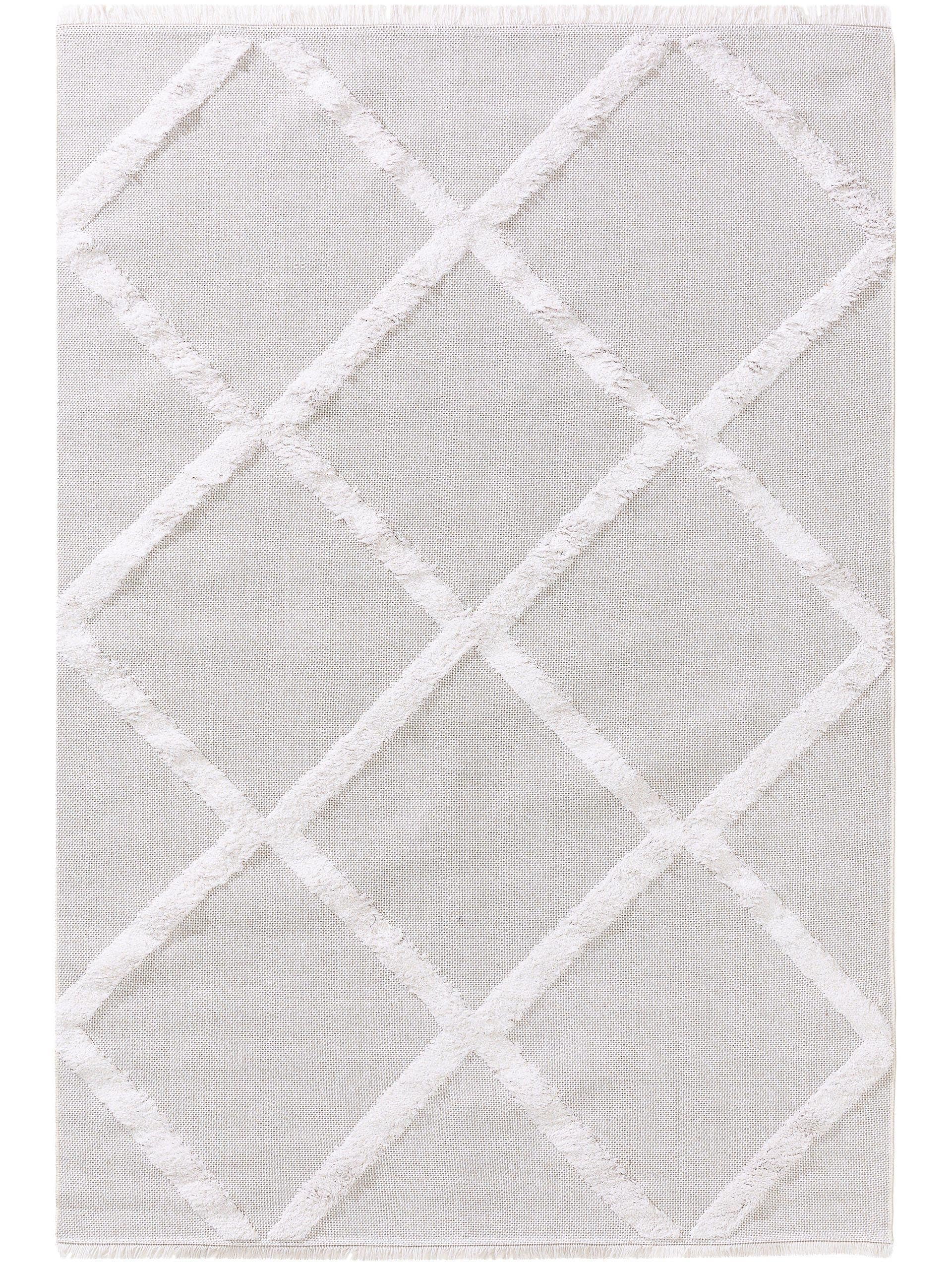 Tapis lavable en coton Oslo Crème