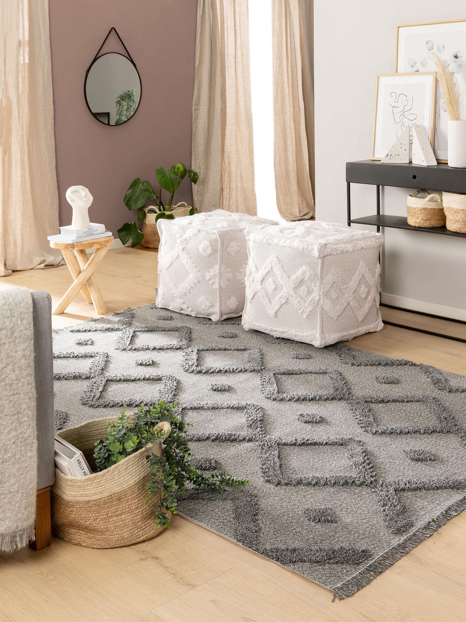 Tapis lavable en coton Oslo