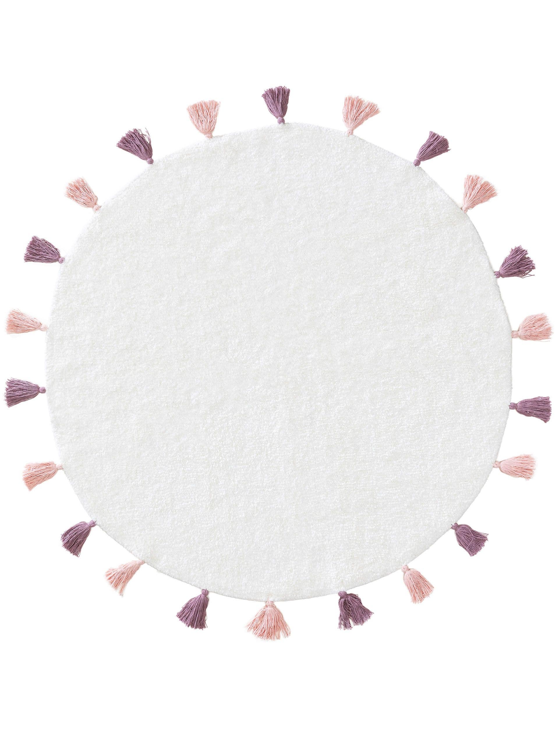 Tapis enfant lavable Malu Rose