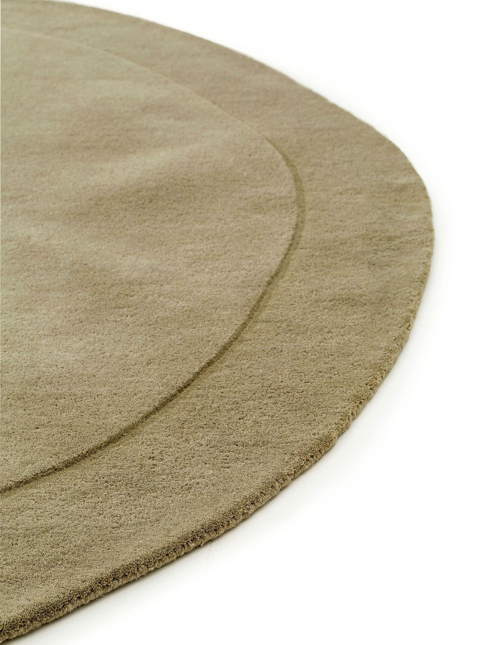 Tapis en laine crème Shape