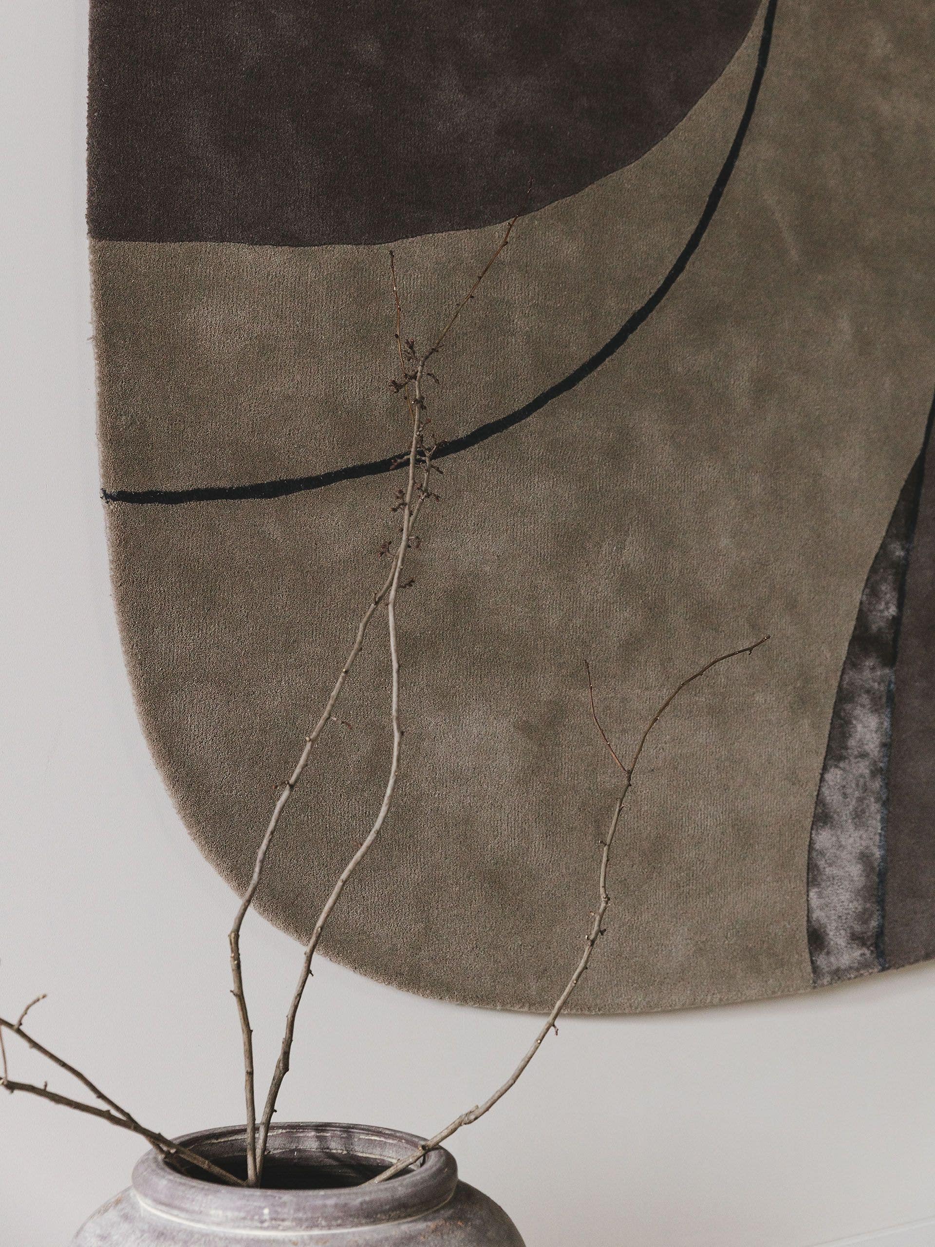 Forme du tapis en laine