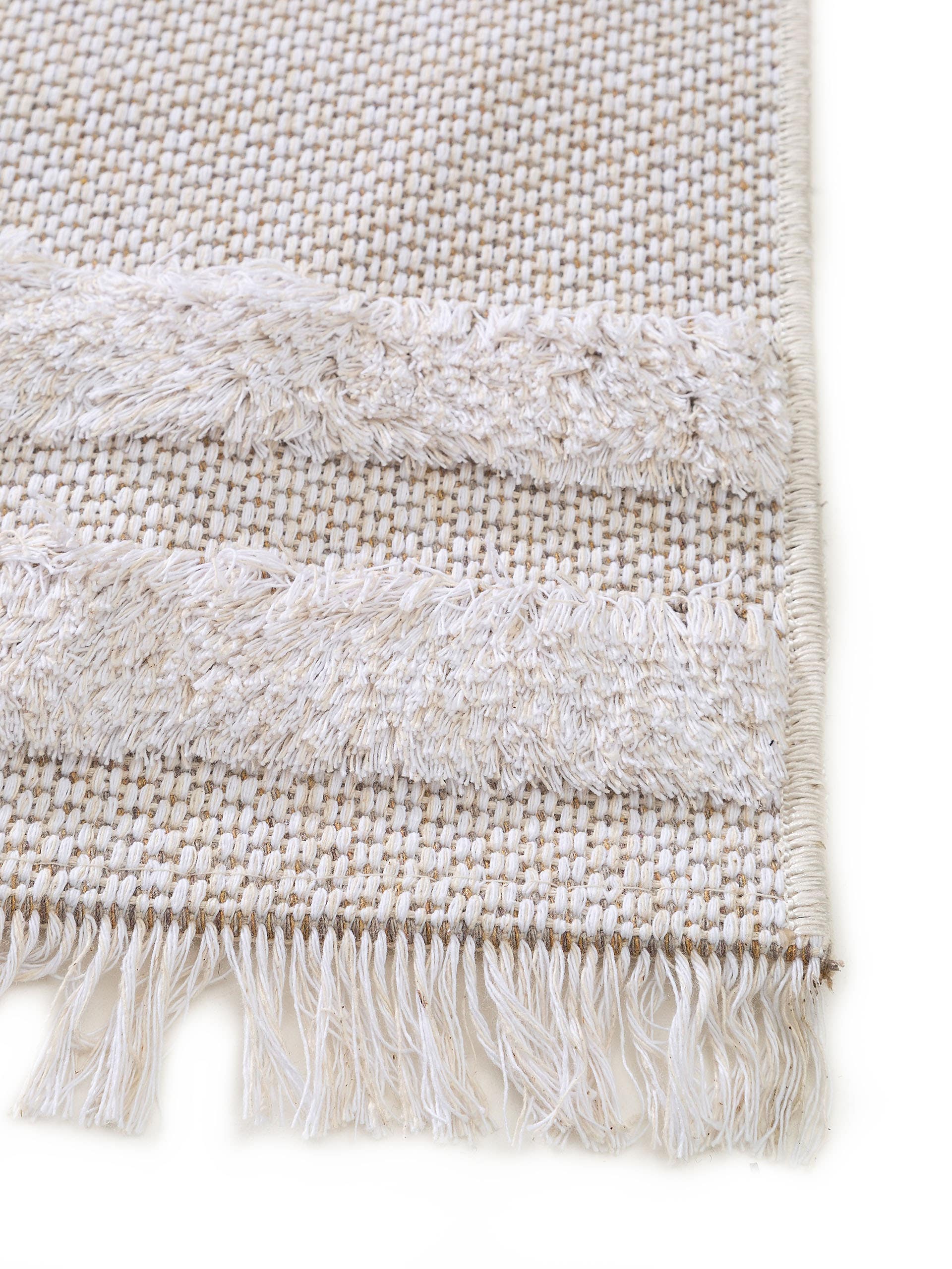 Tapis lavable en coton Oslo Crème