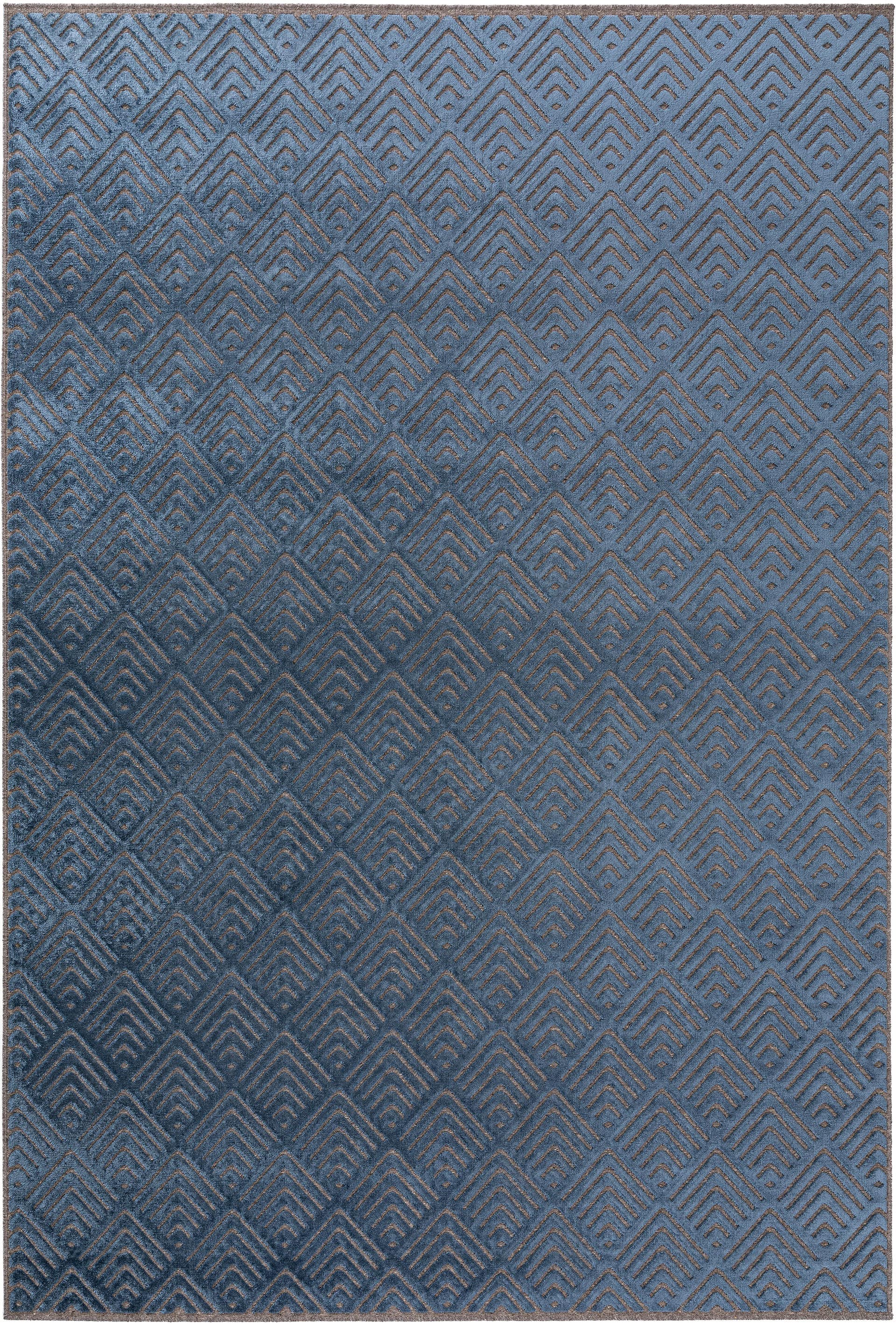 Tapis North bleu foncé