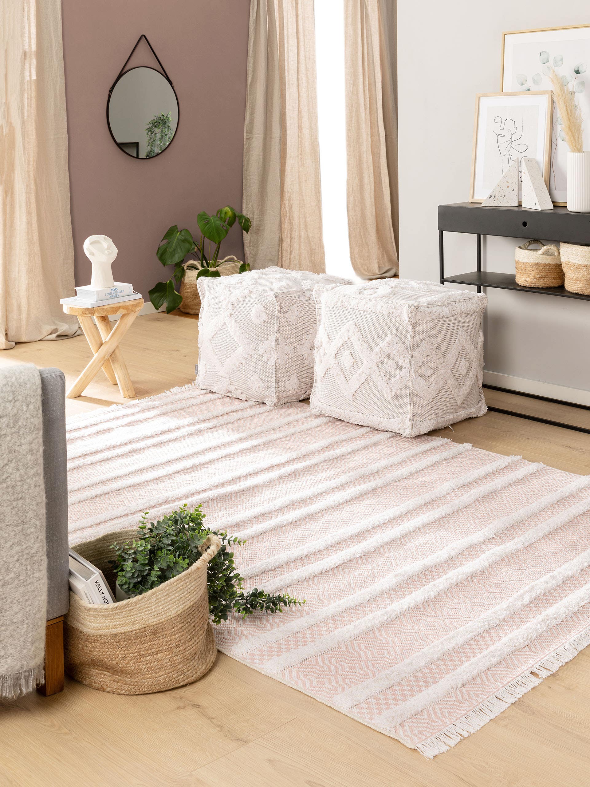 Tapis lavable en coton Oslo