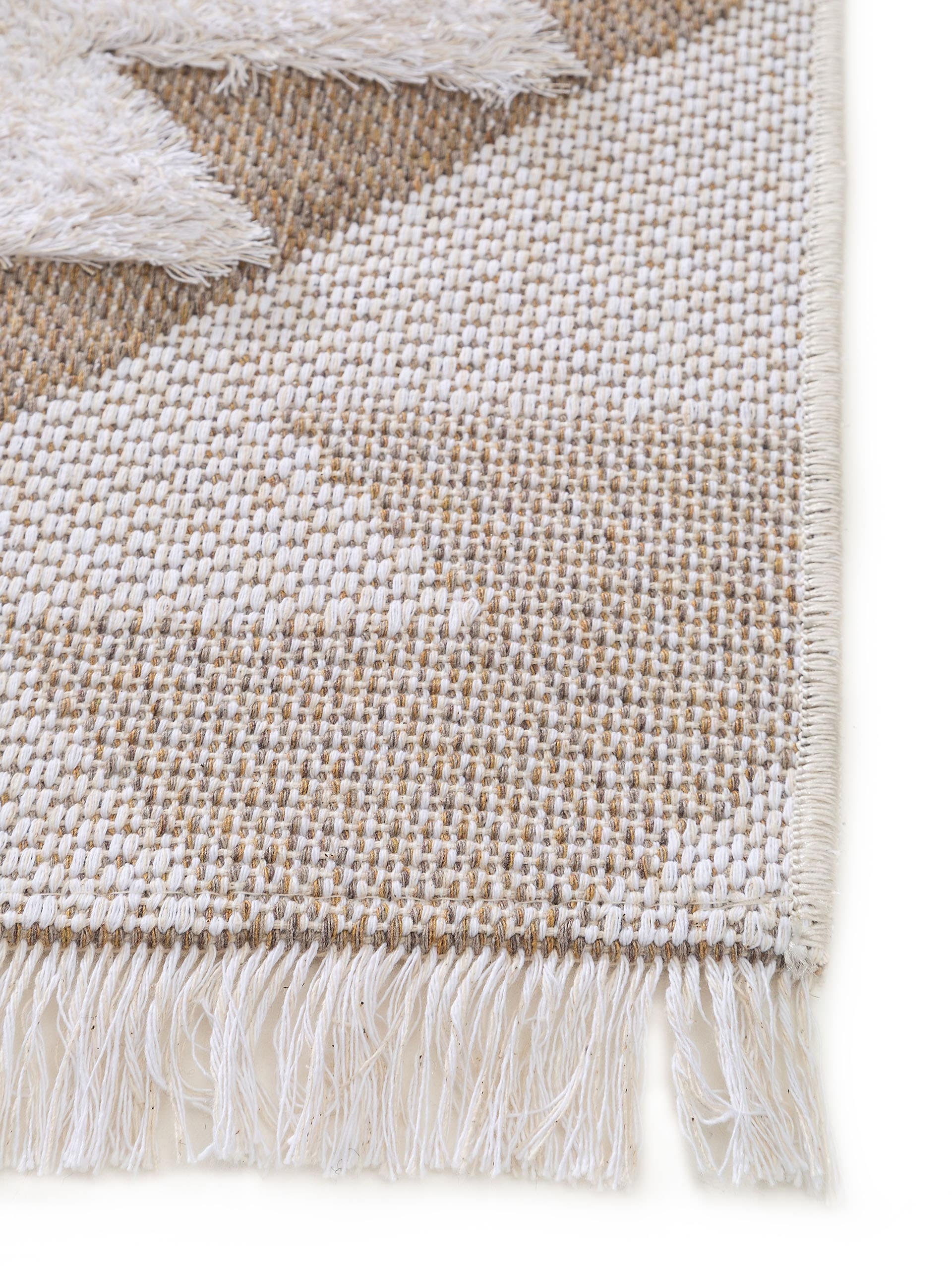 Waschbarer Baumwollteppich Oslo Cream/Rosa