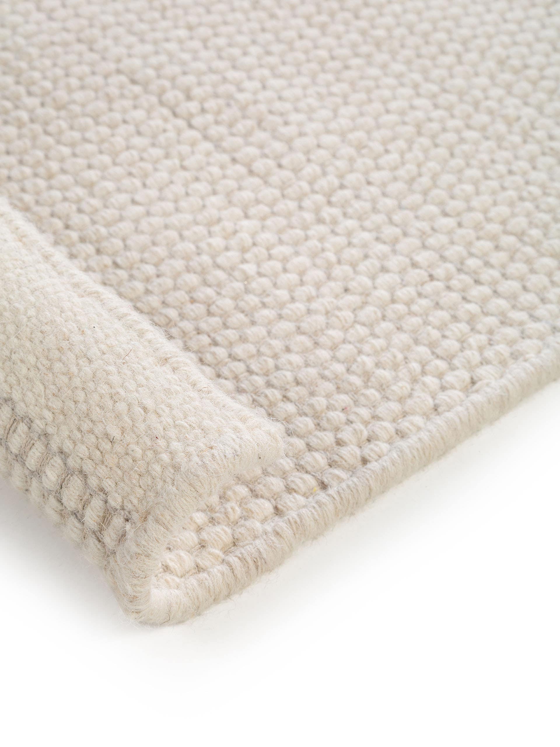Tapis de passage en laine Rocco / Noir