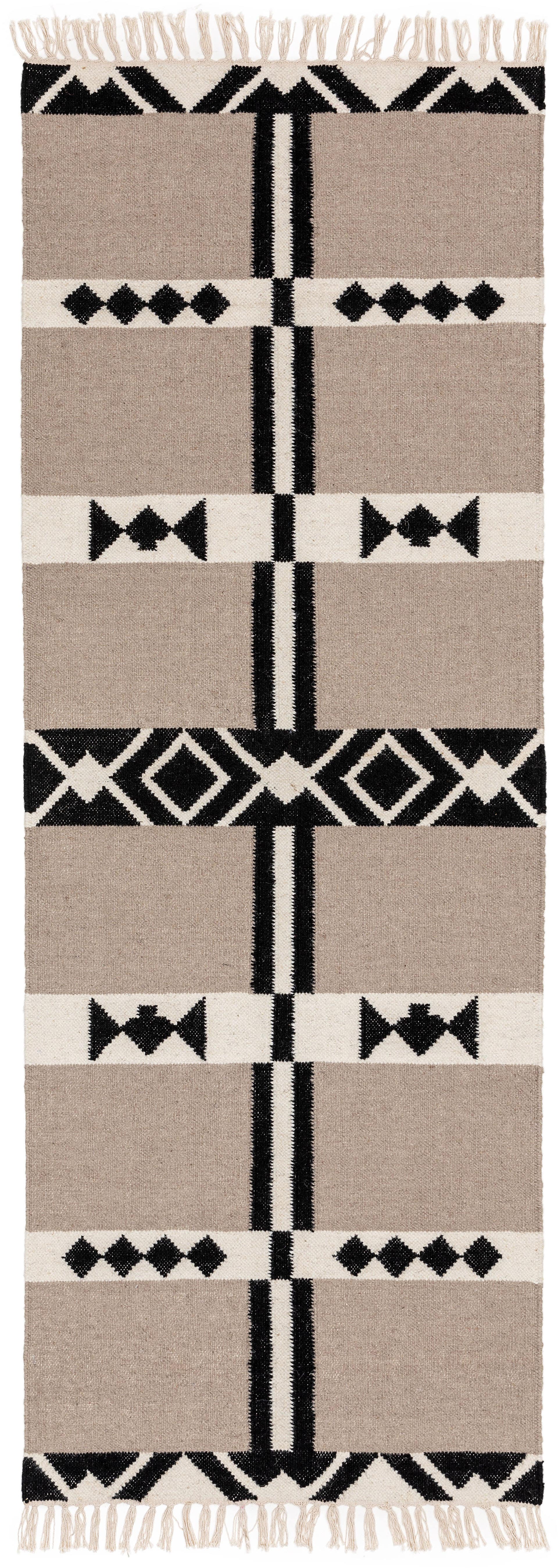 Tapis de passage en laine Billie