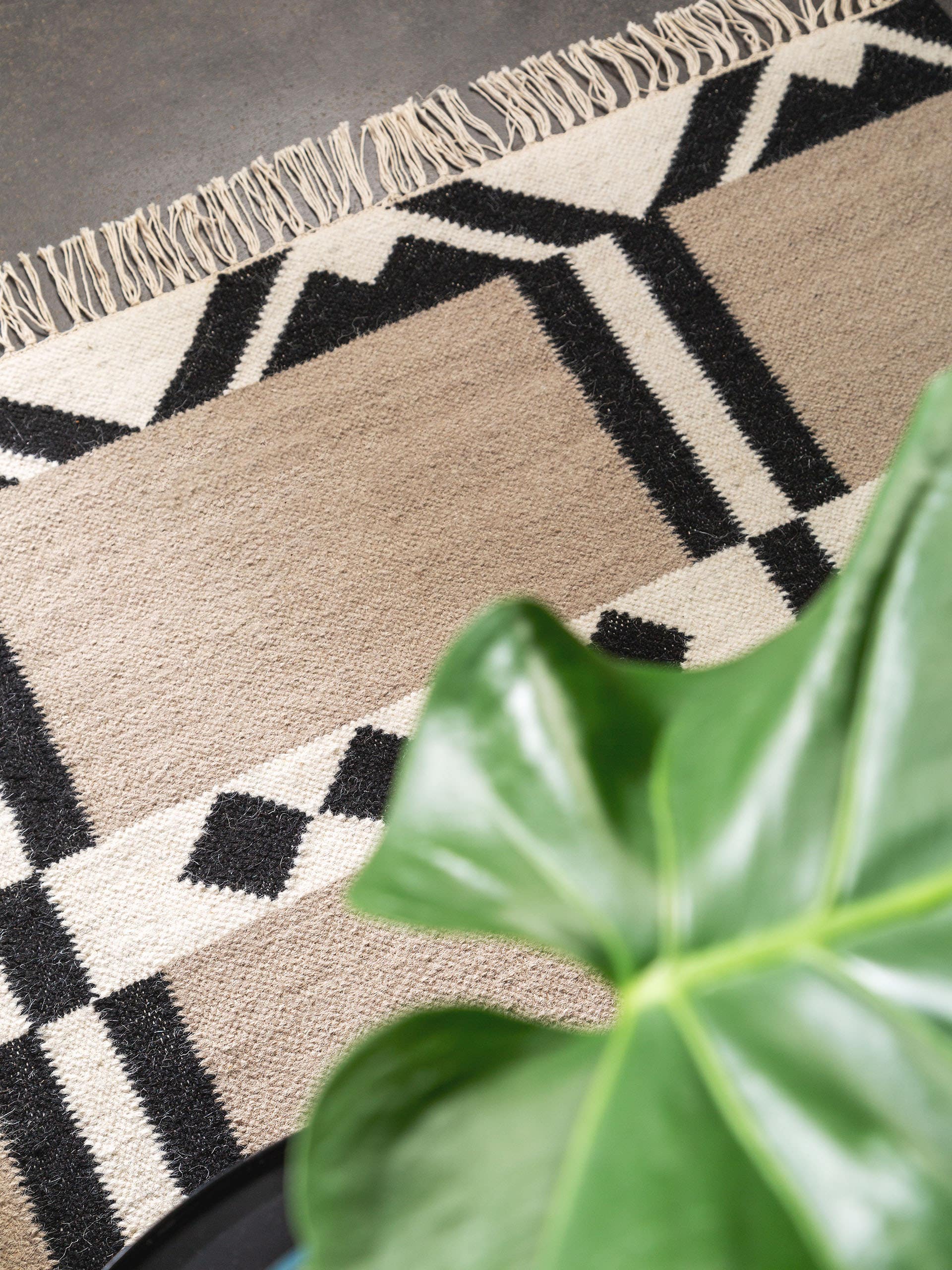 Tapis de passage en laine Billie