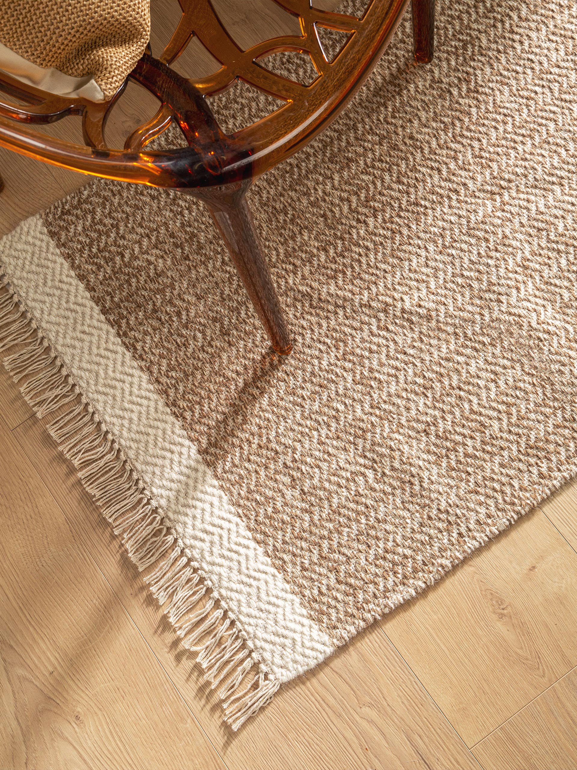 Tapis de passage en laine Kim