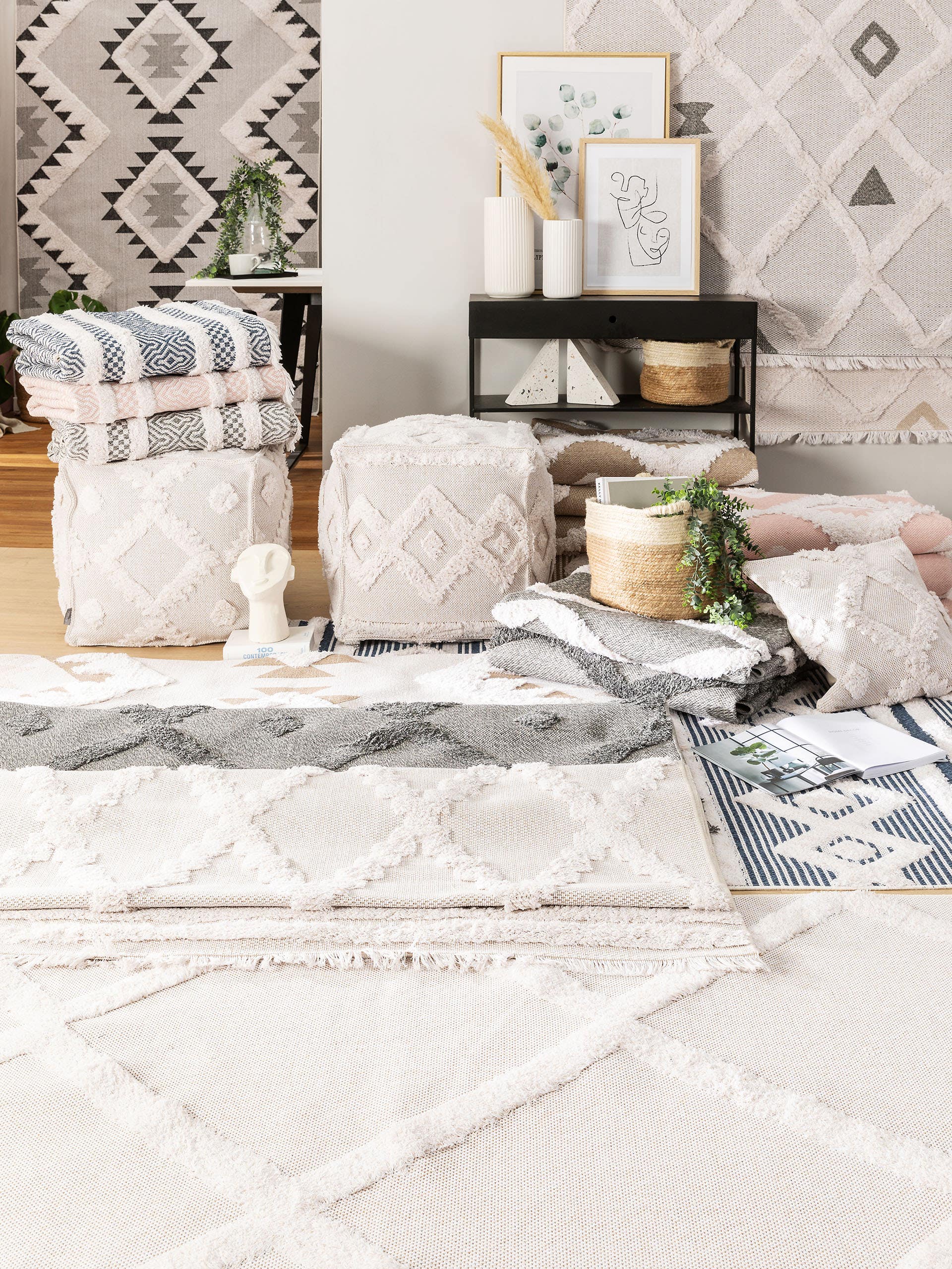 Tapis lavable en coton Oslo