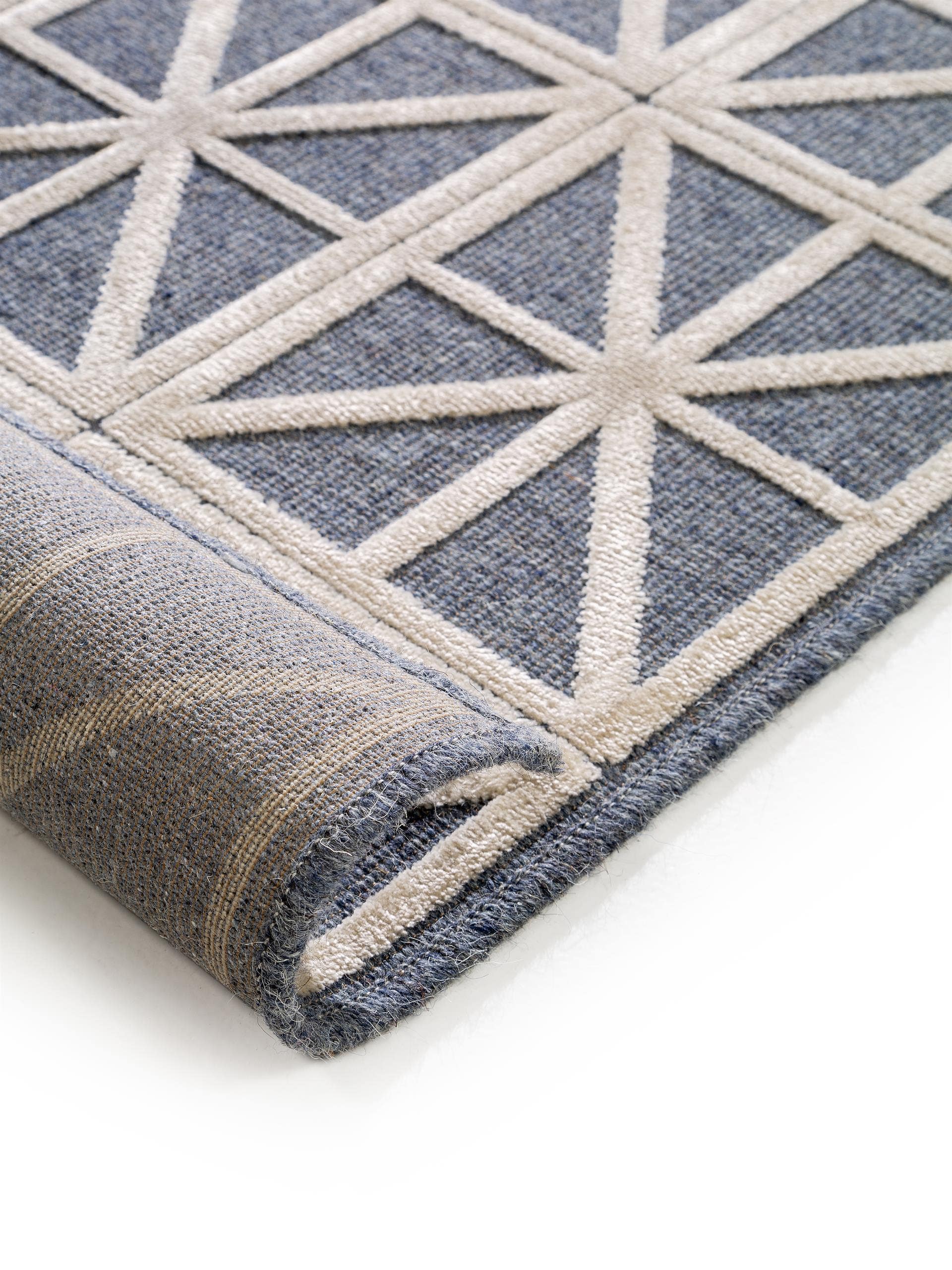 Tapis viscose Nord / marron clair