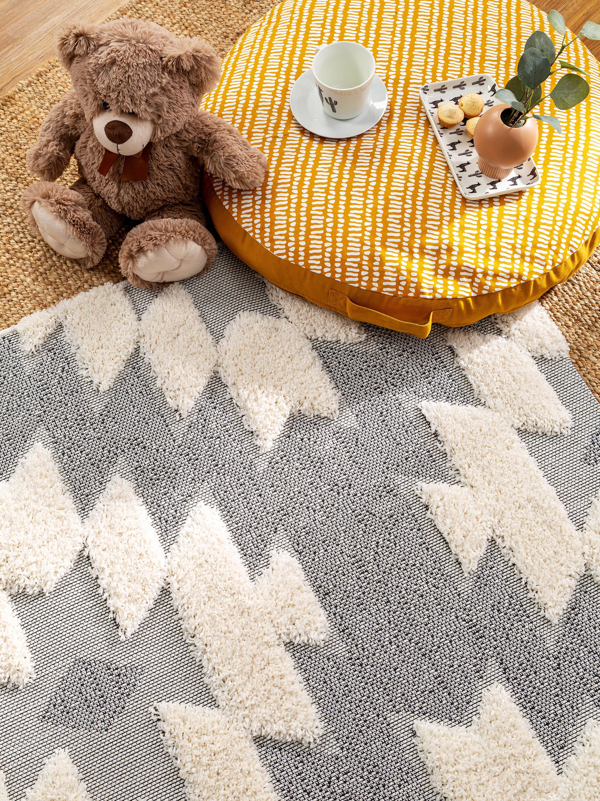 Kinderteppich Carlo /Weiß