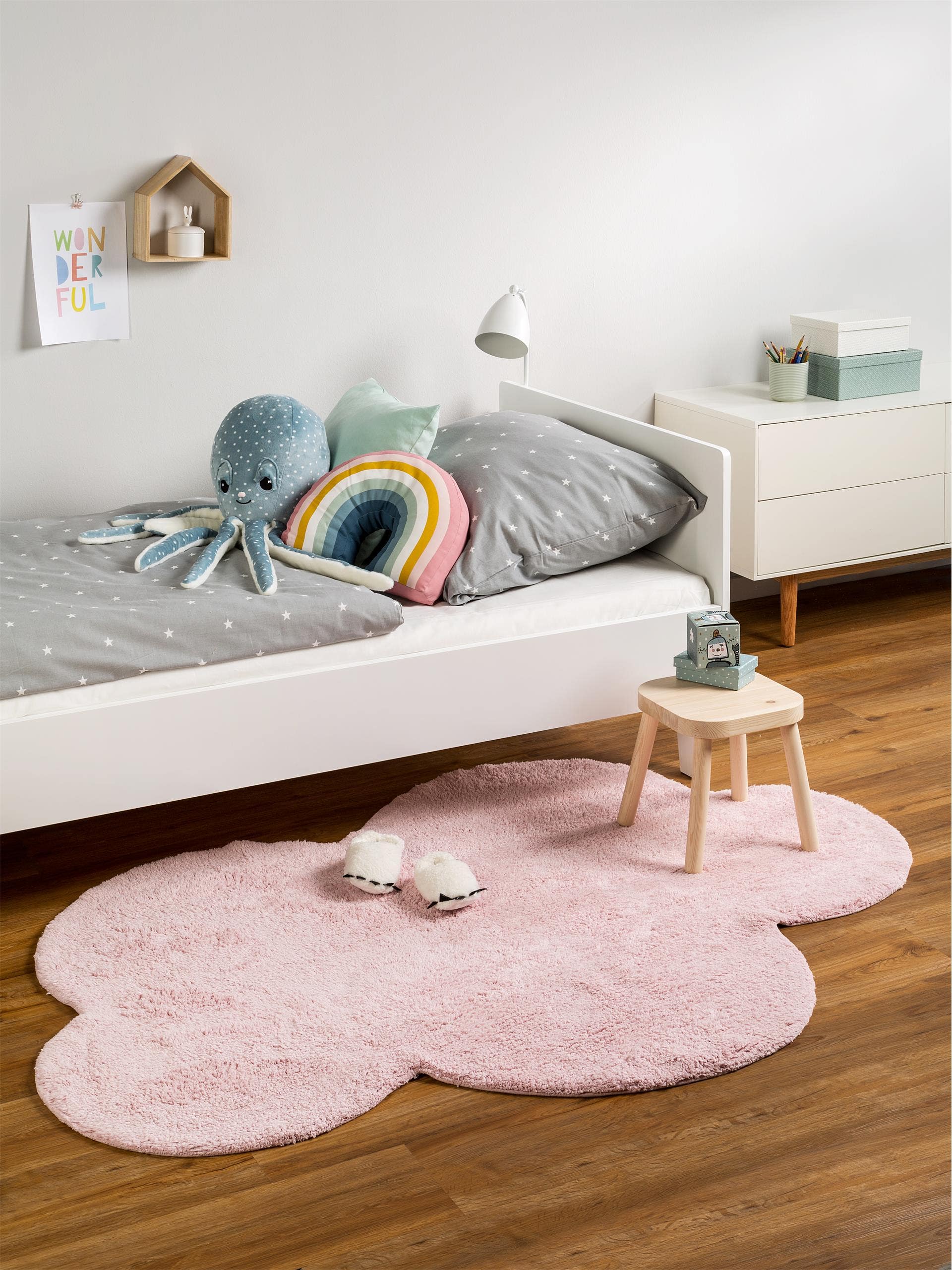Waschbarer Kinderteppich Bambini