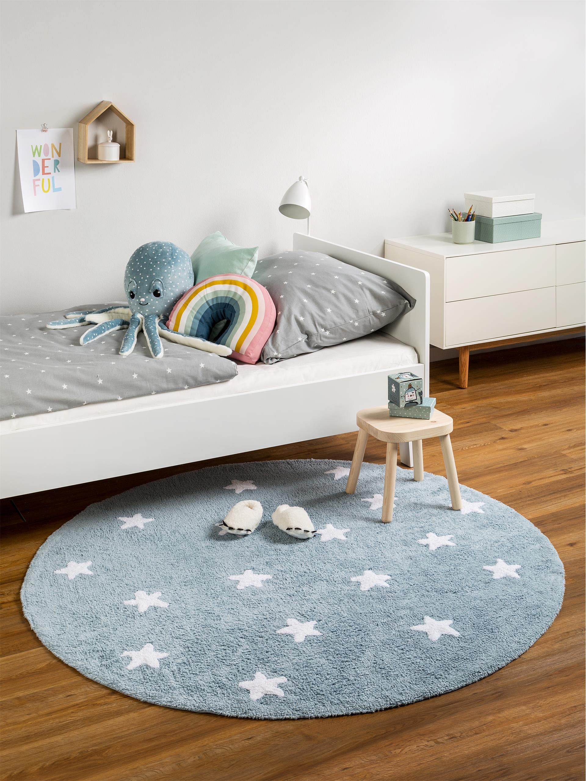 Waschbarer Kinderteppich Bambini