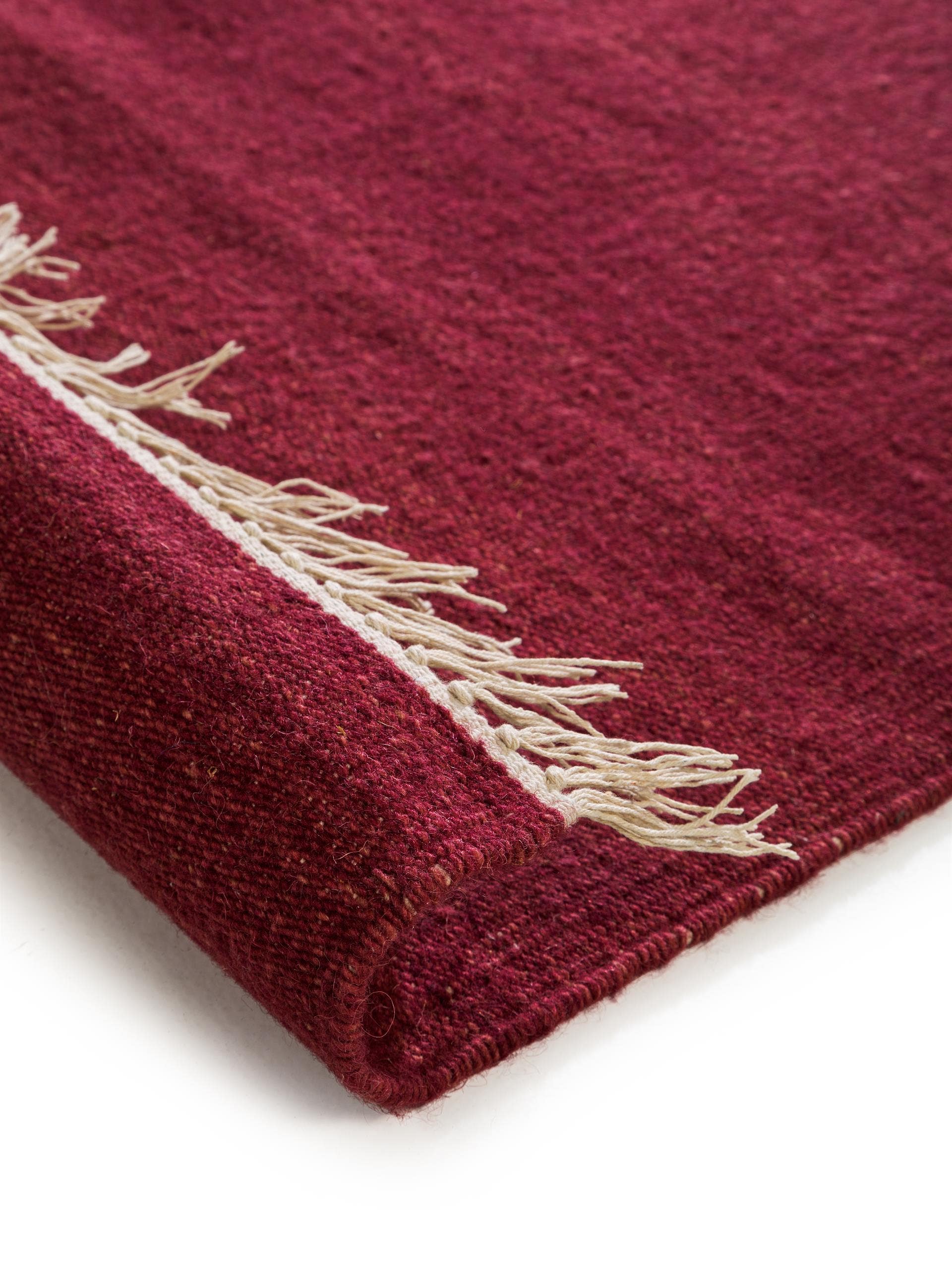 Tapis en laine Mala marron clair