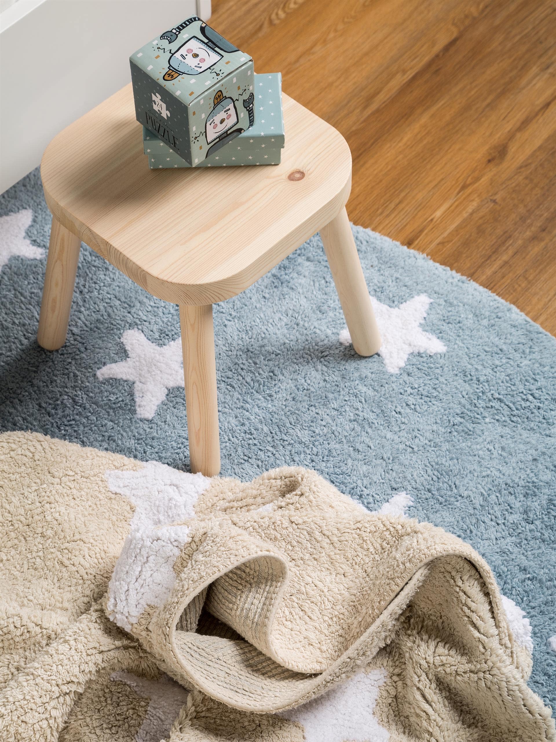 Waschbarer Kinderteppich Bambini