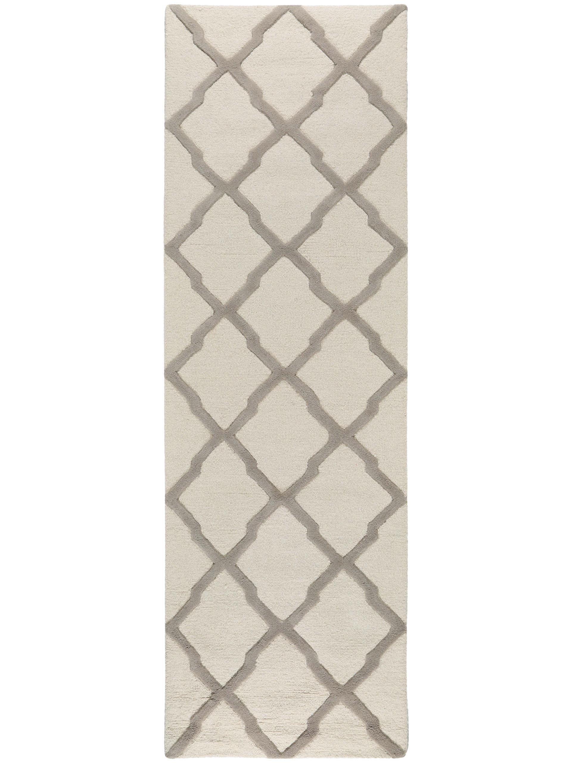 Wollteppich Läufer Windsor Cream