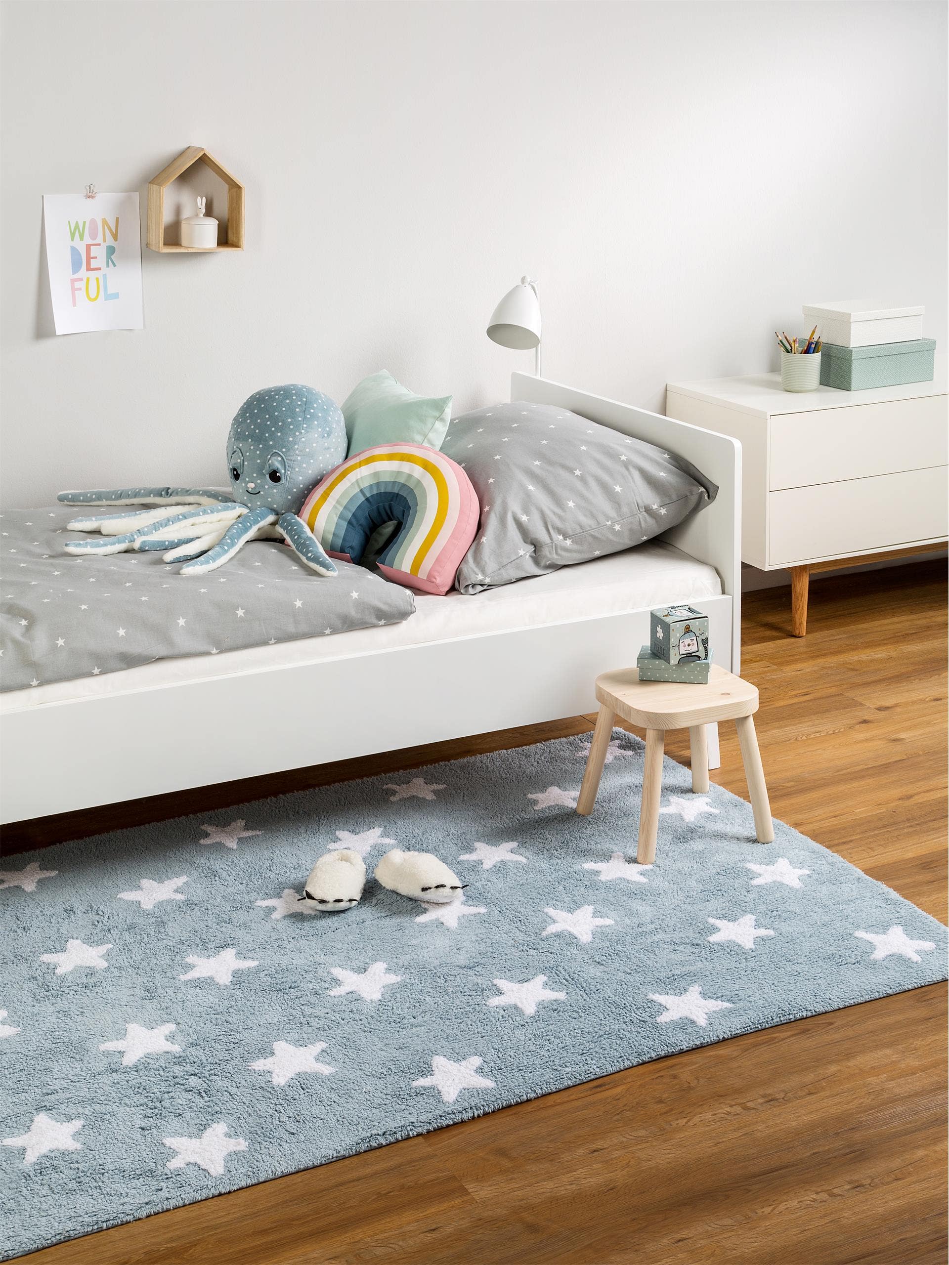 Waschbarer Kinderteppich Bambini
